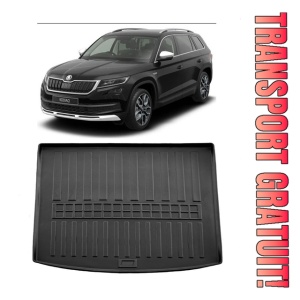 Skoda Kodiaq 5 Locuri (2016-prezent) Tavita cauciuc pentru protectie portbagaj dedicata pentru SKODA Kodiaq Transport Gratuit