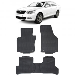 Skoda Octavia II (2004-2013) Set 5 covorase auto cauciuc Exclusive Line accesorii pentru autoturismul tau - masina v237793
