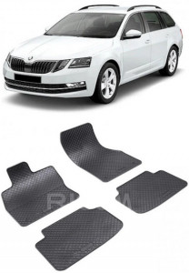 Skoda Octavia III fabricat din 05.2013 - 05.2020, Combi, set covorase auto dedicate, din cauciuc 100% Premium accesorii pentru autoturismul tau - masina v151040