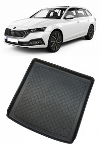 Skoda Octavia IV Combi din 06.2020 - Prezent, Tavita Pentru Portbagaj Lux Premium Dedicata, Portbagaj Superior *1 accesorii pentru autoturismul tau - masina v193250