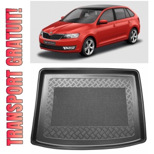 Skoda Rapid Spaceback Hatchback din 10.2013 - 03.2019, Tavita Pentru Portbagaj Lux Premium Dedicata, Portbagaj Superior *1