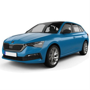 Skoda Scala, Hatchback, Din 04.2019 - Prezent , Set Covorase Auto Tip Tavita Premium 3D, din cauciuc accesorii pentru autoturismul tau - masina v169778