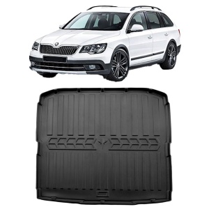 Skoda Superb III (3V) Combi (2015-prezent) Tavita cauciuc pentru protectie portbagaj dedicata pentru SKODA Superb Transport Gratuit accesorii pentru autoturismul tau - masina v24147