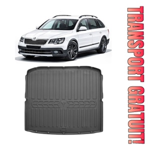 Skoda Superb III (3V) Liftback (2015-prezent) Tavita cauciuc pentru protectie portbagaj