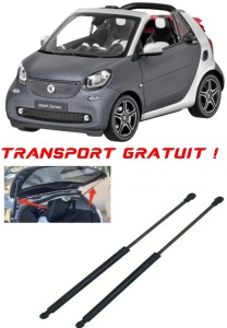 SMART FORTWO Convertible (453) - Set 2 amortizoare pentru portbagaj / haion compatibil cu SMART FORTWO Convertible (453) fabricat 2015 – 2020 accesorii pentru autoturismul tau - masina v27545
