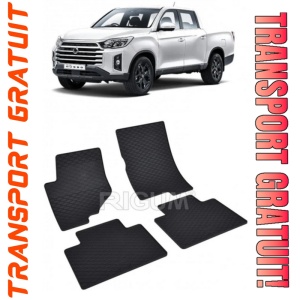 Ssang Yong Musso fabricat din 2018 - Prezent, Pick-Up, set covorase auto dedicate, din cauciuc 100% Premium