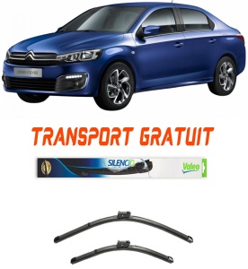 Stergatoare Citroen C-Elysee Set 2 stergatoare parbriz Valeo 60 cm/40 cm pentru Citroen C-Elysee (Dd_) din 2012-2017 (60 cm / 40 cm) accesorii pentru autoturismul tau - masina v13582