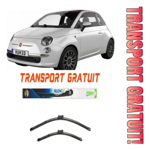 Stergatoare Fiat 500 Set 2 stergatoare parbriz Valeo 600/475mm pentru Fiat 500 (312_) (2007) (60 cm / 34 cm)
