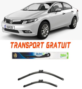 Stergatoare Honda Civic 9 Ix Set 2 stergatoare parbriz pentru parbriz pentru Honda Civic 9 IX fabricata incepand cu 02.2012 accesorii pentru autoturismul tau - masina v13402