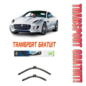 Stergatoare Jaguar F-Type Set 2 stergatoare parbriz pentru parbriz pentru Jaguar F-type fabricat incepand cu 2012, breloc Hella (52.5 cm / 52.5 cm)