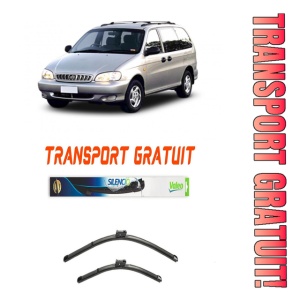 Stergatoare Kia CarnIVal Set 2 stergatoare parbriz Valeo 60 cm/60 cm pentru Kia CarnIVal II (Gq) din 2001-2006 (60 cm / 60 cm)