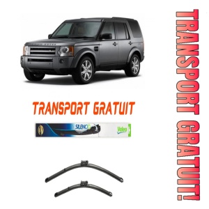 Stergatoare Land Rover Discovery 4 IV Set 2 stergatoare parbriz pentru parbriz pentru Land Rover Discovery 4 IV fabricat incepand cu 2009, breloc Hella (55 cm / 52.5 cm)