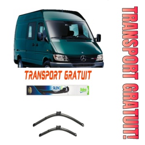 Stergatoare Mercedes Sprinter Set 2 stergatoare parbriz Valeo 60 cm/50 cm pentru Mercedes-Benz Sprinter 3-T Van (B903) din 2000-2006 (60 cm / 50 cm)