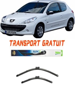 Stergatoare Peugeot 206 Set 2 stergatoare parbriz Valeo 65 cm/40 cm pentru Peugeot 206 Saloon din 2007 (65 cm / 40 cm) accesorii pentru autoturismul tau - masina v9890