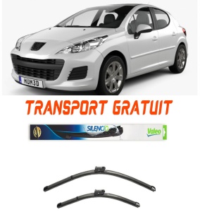 Stergatoare Set 2 stergatoare parbriz Valeo 600/475mm pentru Peugeot 207 SW (WK_) (2007-2013) Valeo accesorii pentru autoturismul tau - masina v14306