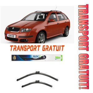 Stergatoare Skoda Fabia II Combi Set 2 stergatoare parbriz Valeo 600/475mm pentru Skoda Fabia II Combi (2007-2015) (53 cm / 53 cm)