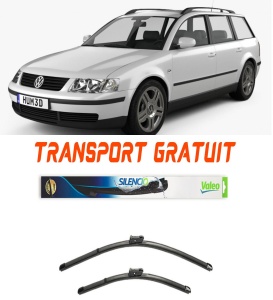 Stergatoare Volkswagen Passat B5.5 Variant Set 2 stergatoare parbriz Valeo 600/475mm pentru Volkswagen Passat B5.5 Variant (2000-2006) (53 cm / 53 cm) accesorii pentru autoturismul tau - masina v18632