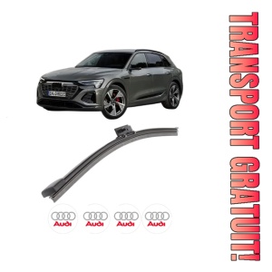 Stergator lamela spate AUDI Q8 E-TRON SUV (GEG) din 2022, pentru luneta auto, Bosch Aerotwin, din cauciuc siliconat rezistent, 4 Stickere Auto AUDI