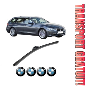 Stergator lamela spate BMW Seria 3 Touring Van (F31) din 2012 - 2019, pentru luneta auto, Bosch Aerotwin, din cauciuc siliconat rezistent, 4 Stickere Auto BMW