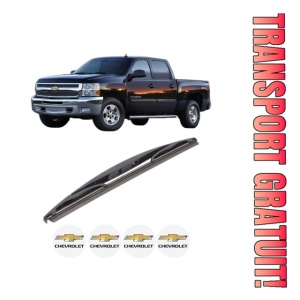 Stergator lamela spate CHEVROLET SILVERADO 2500 HD Crew Cab Pickup din 2008 - 2013, pentru luneta auto, Bosch Twin, din cauciuc siliconat rezistent, 4 Stickere Auto CHEVROLET