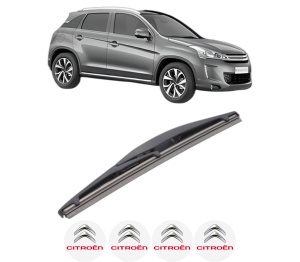 Stergator lamela spate CITROEN C4 AIRCROSS din 2012, pentru luneta auto, Bosch Twin, din cauciuc siliconat rezistent, 4 Stickere Auto CITROEN v24241