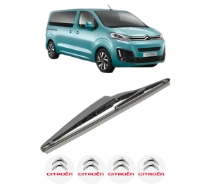 Stergator lamela spate CITROEN SPACETOURER Bus (V_) din 2016 - 2023, pentru luneta auto, Bosch Twin, din cauciuc siliconat rezistent, 4 Stickere Auto CITROEN v28918