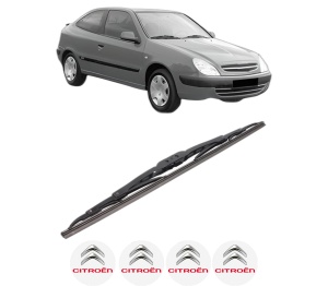Stergator lamela spate CITROEN XSARA Coupe (N0) din 1998 - 2005, pentru luneta auto, Bosch Twin, din cauciuc siliconat rezistent, 4 Stickere Auto CITROEN v32826