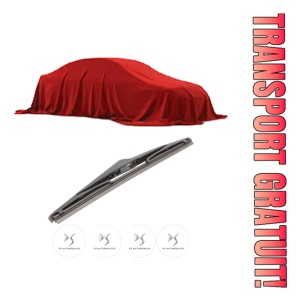 Stergator lamela spate DS DS 7 (J4_, JC_) din 2022, pentru luneta auto, Bosch Twin, din cauciuc siliconat rezistent, 4 Stickere Auto DS