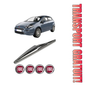 Stergator lamela spate FIAT PUNTO Hatchback Van (199_) din 2008, pentru luneta auto, Bosch Twin, din cauciuc siliconat rezistent, 4 Stickere Auto FIAT