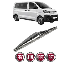 Stergator lamela spate FIAT SCUDO Bus din 2007 - 2023, pentru luneta auto, Bosch Twin, din cauciuc siliconat rezistent, 4 Stickere Auto FIAT v28858