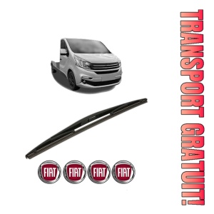 Stergator lamela spate FIAT TALENTO Platform/Chassis (296_) din 2016, pentru luneta auto, Bosch Twin, din cauciuc siliconat rezistent, 4 Stickere Auto FIAT