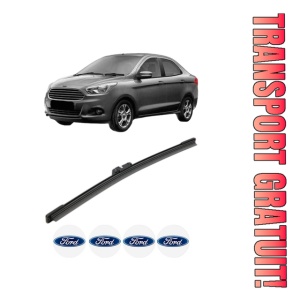 Stergator lamela spate FORD KA+ III Saloon (TK, FK) din 2016, pentru luneta auto, Bosch Aerotwin, din cauciuc siliconat rezistent, 4 Stickere Auto FORD