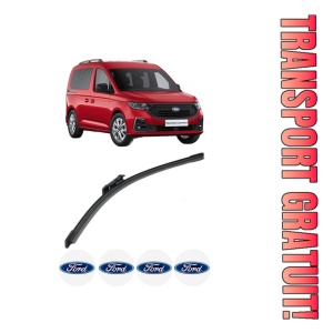 Stergator lamela spate FORD TOURNEO CONNECT / GRAND TOURNEO CONNECT V761 MPV (SK) din 2022 - 2024, pentru luneta auto, Bosch Aerotwin, din cauciuc siliconat rezistent, 4 Stickere Auto FORD
