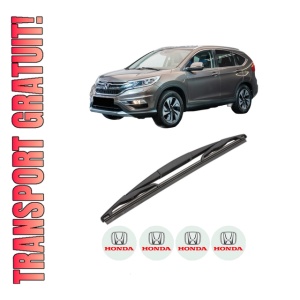 Stergator lamela spate HONDA CR-V V (RW_, RT_) din 2016 - 2023, pentru luneta auto, Valeo Silencio, din cauciuc siliconat rezistent, 4 Stickere Auto HONDA