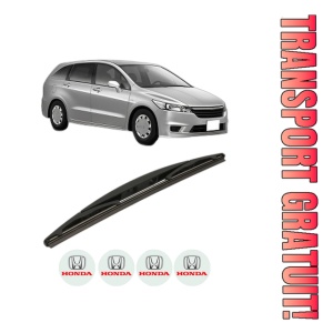 Stergator lamela spate HONDA STREAM (RN) din 2001 - 2006, pentru luneta auto, Bosch Twin, din cauciuc siliconat rezistent, 4 Stickere Auto HONDA