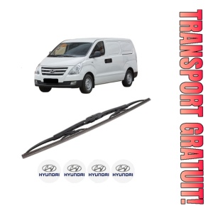 Stergator lamela spate HYUNDAI H-1 Cargo (TQ) din 2008, pentru luneta auto, Bosch Twin, din cauciuc siliconat rezistent, 4 Stickere Auto HYUNDAI