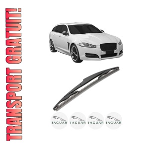 Stergator lamela spate JAGUAR XF SPORTBRAKE (X260) din 2017, pentru luneta auto, Valeo Silencio, din cauciuc siliconat rezistent, 4 Stickere Auto JAGUAR