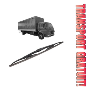 Stergator lamela spate KAMAZ 5308 din 2011, pentru luneta auto, Bosch Twin, din cauciuc siliconat rezistent, 4 Stickere Auto KAMAZ