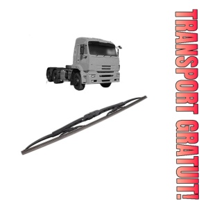 Stergator lamela spate KAMAZ 6460 din 2003, pentru luneta auto, Bosch Twin, din cauciuc siliconat rezistent, 4 Stickere Auto KAMAZ