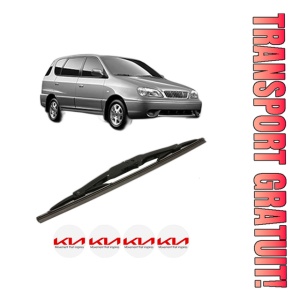 Stergator lamela spate KIA CARENS I MPV (FC, FJ) din 2000 - 2007, pentru luneta auto, Bosch Twin, din cauciuc siliconat rezistent, 4 Stickere Auto KIA
