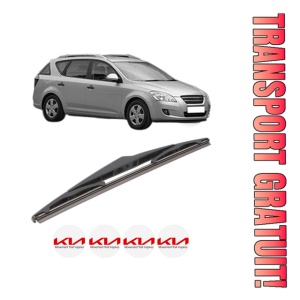 Stergator lamela spate KIA CEE'D SW (ED) din 2007 - 2012, pentru luneta auto, Bosch Twin, din cauciuc siliconat rezistent, 4 Stickere Auto KIA