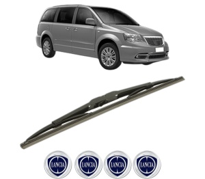 Stergator lamela spate LANCIA VOYAGER MPV (404_) din 2011 - 2014, pentru luneta auto, Bosch Twin, din cauciuc siliconat rezistent, 4 Stickere Auto LANCIA v23881