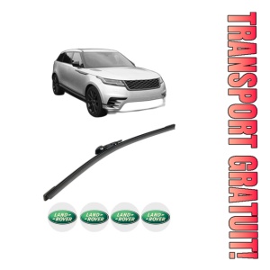 Stergator lamela spate LAND ROVER RANGE ROVER VELAR (L560) din 2017, pentru luneta auto, Bosch Aerotwin, din cauciuc siliconat rezistent, 4 Stickere Auto LAND ROVER