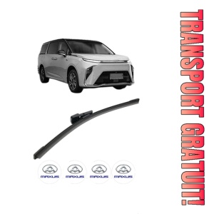 Stergator lamela spate MAXUS MIFA 9 din 2021, pentru luneta auto, Bosch Aerotwin, din cauciuc siliconat rezistent, 4 Stickere Auto MAXUS