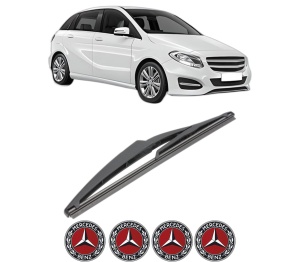Stergator lamela spate MERCEDES-BENZ B-CLASS Sports Tourer (W246, W242) din 2011 - 2018, pentru luneta auto, Valeo Silencio, din cauciuc siliconat rezistent, 4 Stickere Auto MERCEDES-BENZ v21556