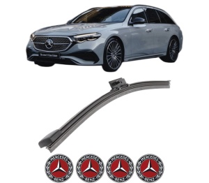 Stergator lamela spate MERCEDES-BENZ E-CLASS T-Model (S214) din 2023, pentru luneta auto, Bosch Aerotwin, din cauciuc siliconat rezistent, 4 Stickere Auto MERCEDES-BENZ v25276