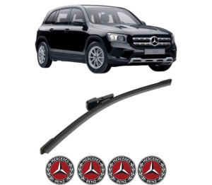 Stergator lamela spate MERCEDES-BENZ GLB (X247) din 2019 - 2023, pentru luneta auto, Bosch Aerotwin, din cauciuc siliconat rezistent, 4 Stickere Auto MERCEDES-BENZ v25996