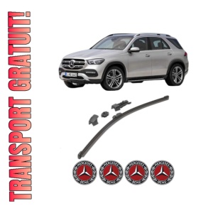Stergator lamela spate MERCEDES-BENZ GLE (V167) din 2018 - 2023, pentru luneta auto, Valeo HydroConnect, din cauciuc siliconat rezistent, 4 Stickere Auto MERCEDES-BENZ