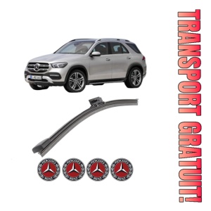 Stergator lamela spate MERCEDES-BENZ GLE (V167) din 2018 - 2023, pentru luneta auto, Bosch Aerotwin, din cauciuc siliconat rezistent, 4 Stickere Auto MERCEDES-BENZ