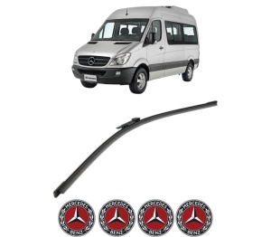 Stergator lamela spate MERCEDES-BENZ SPRINTER 3-t Bus (B906) din 2006 - 2018, pentru luneta auto, Bosch Aerotwin, din cauciuc siliconat rezistent, 4 Stickere Auto MERCEDES-BENZ v26961